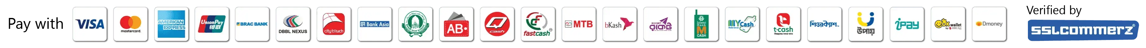 Accepted payment methods