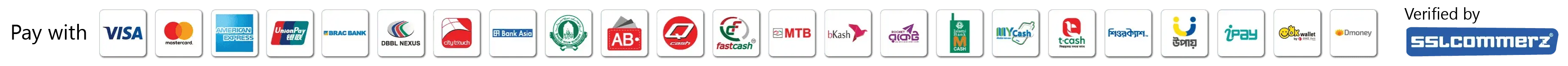 Accepted payment methods